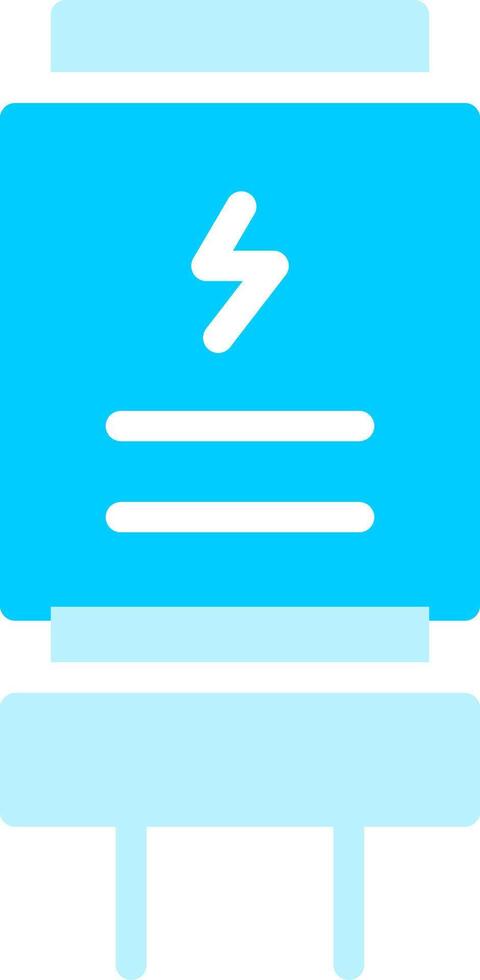 Line two Blue Colour vector