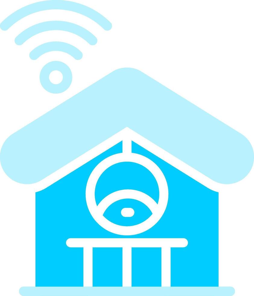 Smart Cctv Creative Icon Design vector
