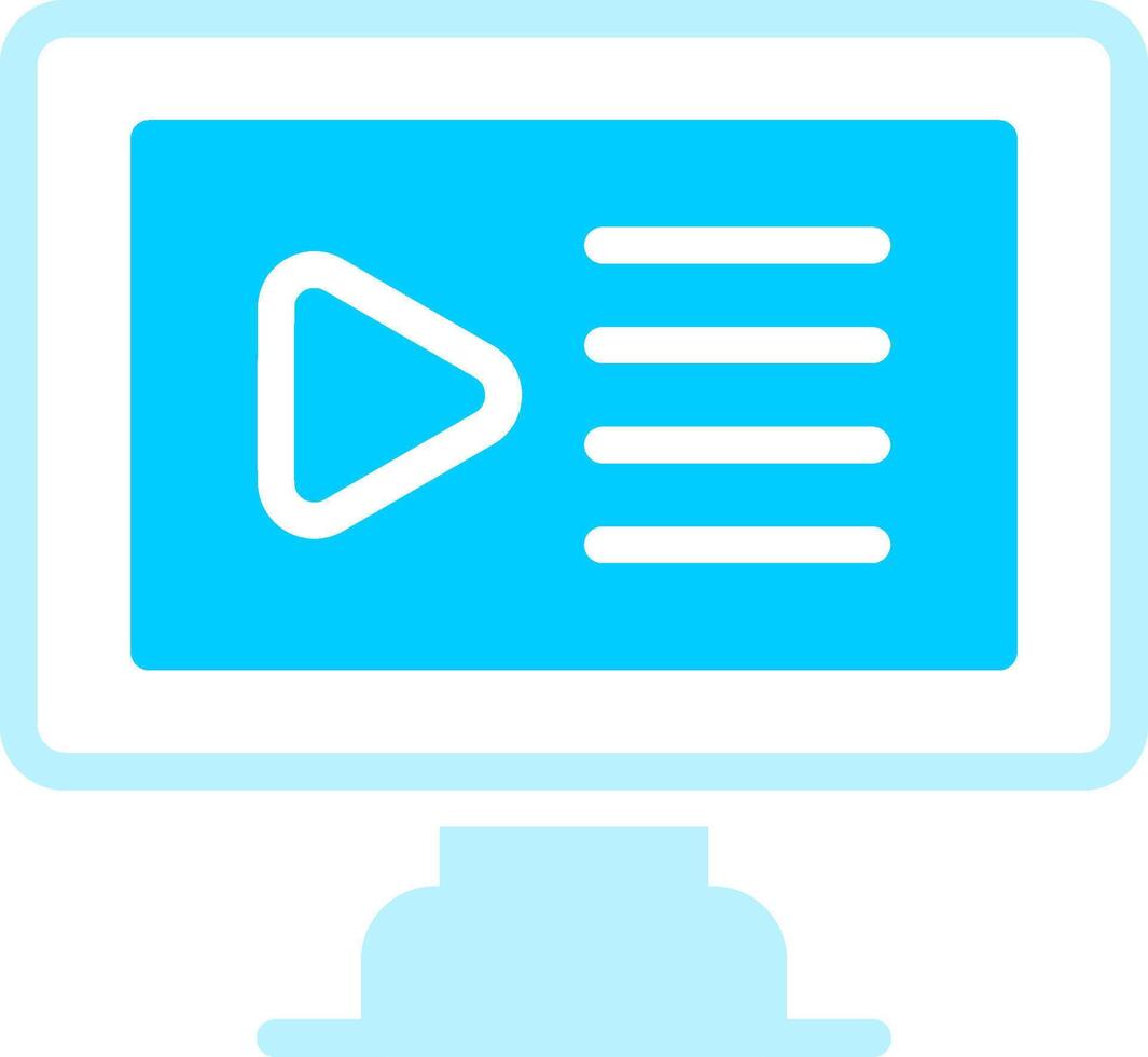 Video Creative Icon Design vector