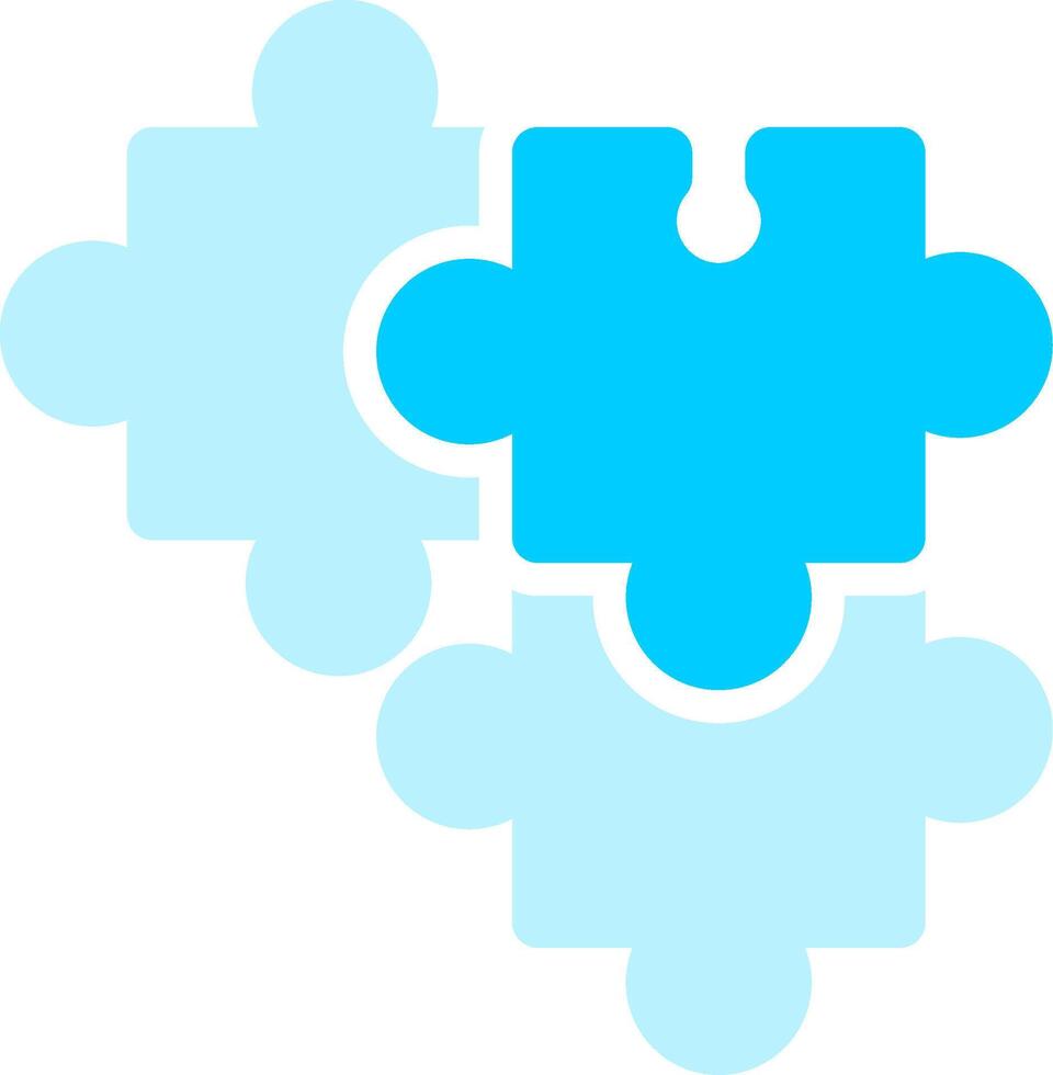 Puzzle Creative Icon Design vector