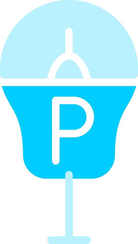Parking Meter Creative Icon Design vector