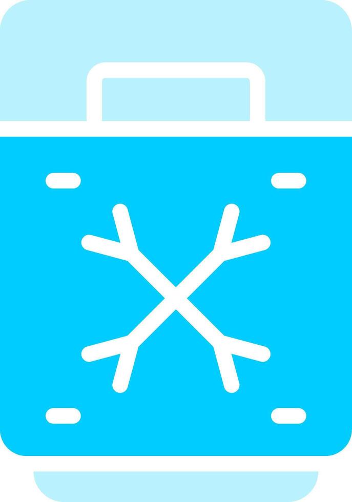 Freezer Creative Icon Design vector