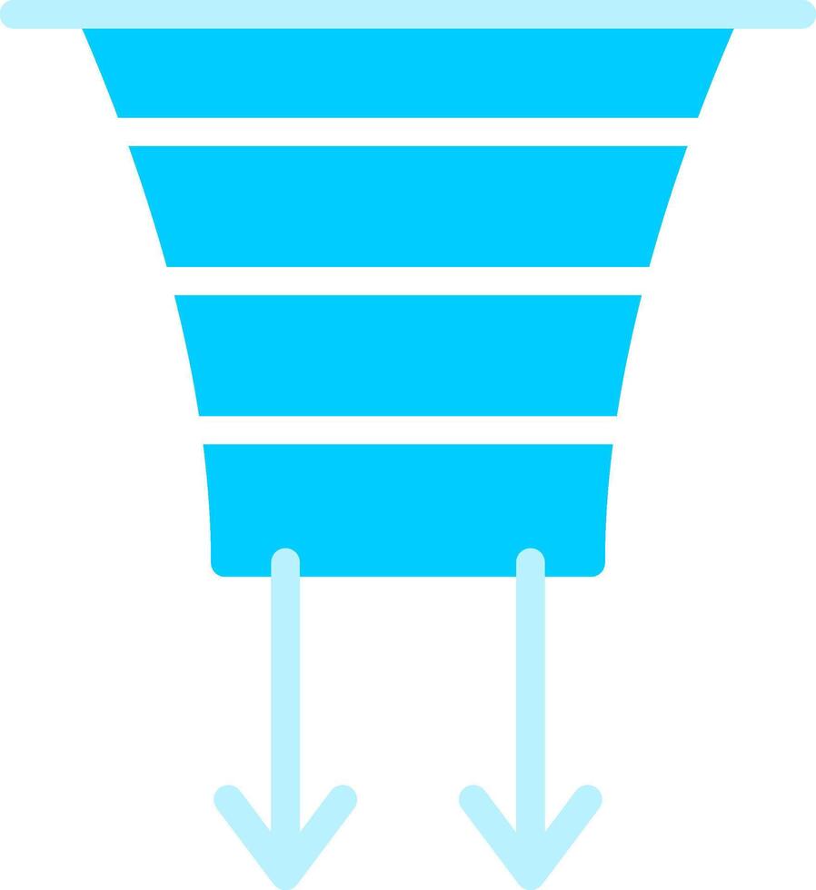 Funnel Creative Icon Design vector