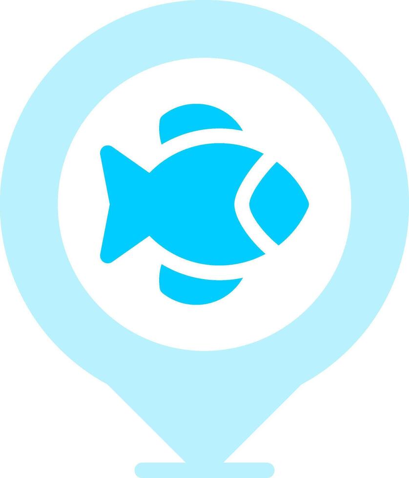 Fishing Destinations Creative Icon Design vector