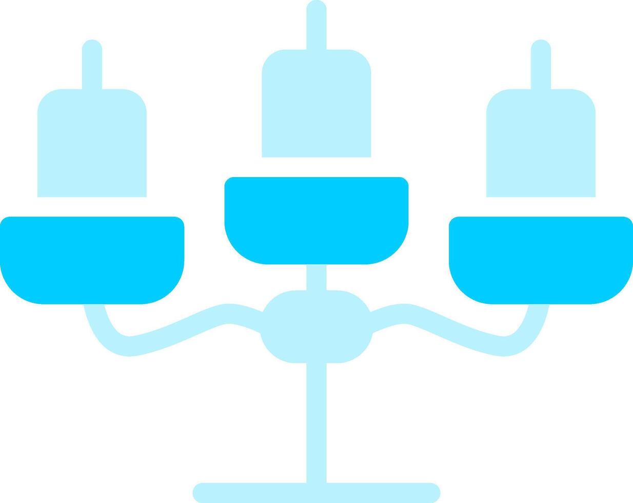 Candelabra Creative Icon Design vector