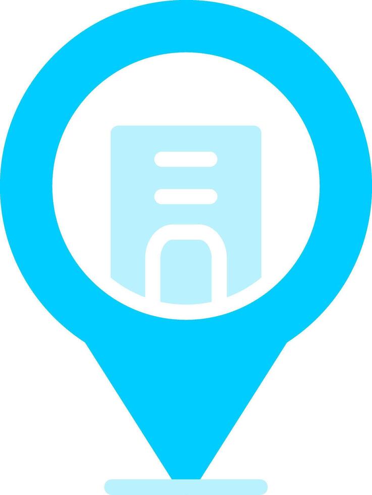 Line two Blue Colour vector