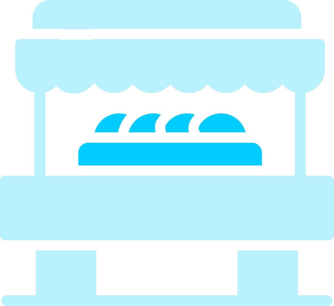 Line two Blue Colour vector