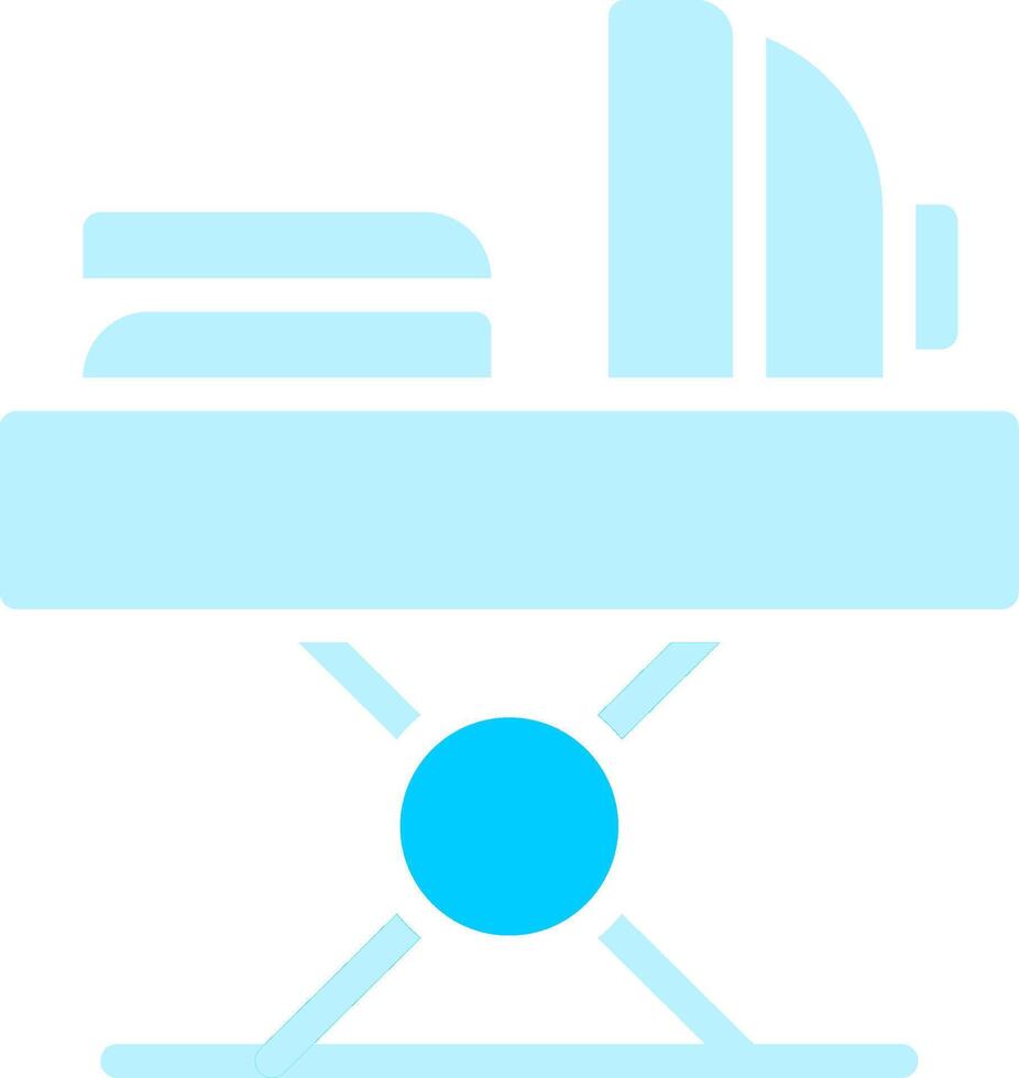Line two Blue Colour vector