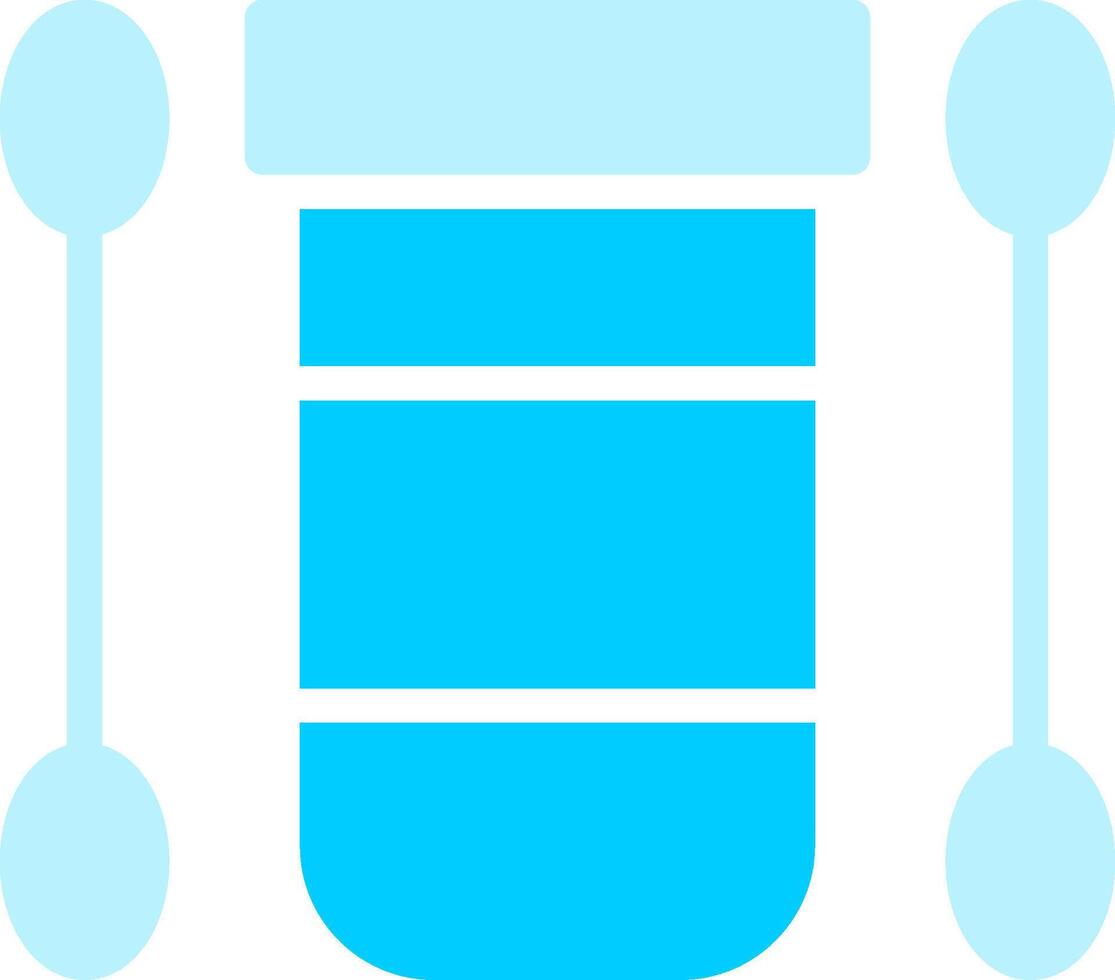 Cotton Swab Creative Icon Design vector