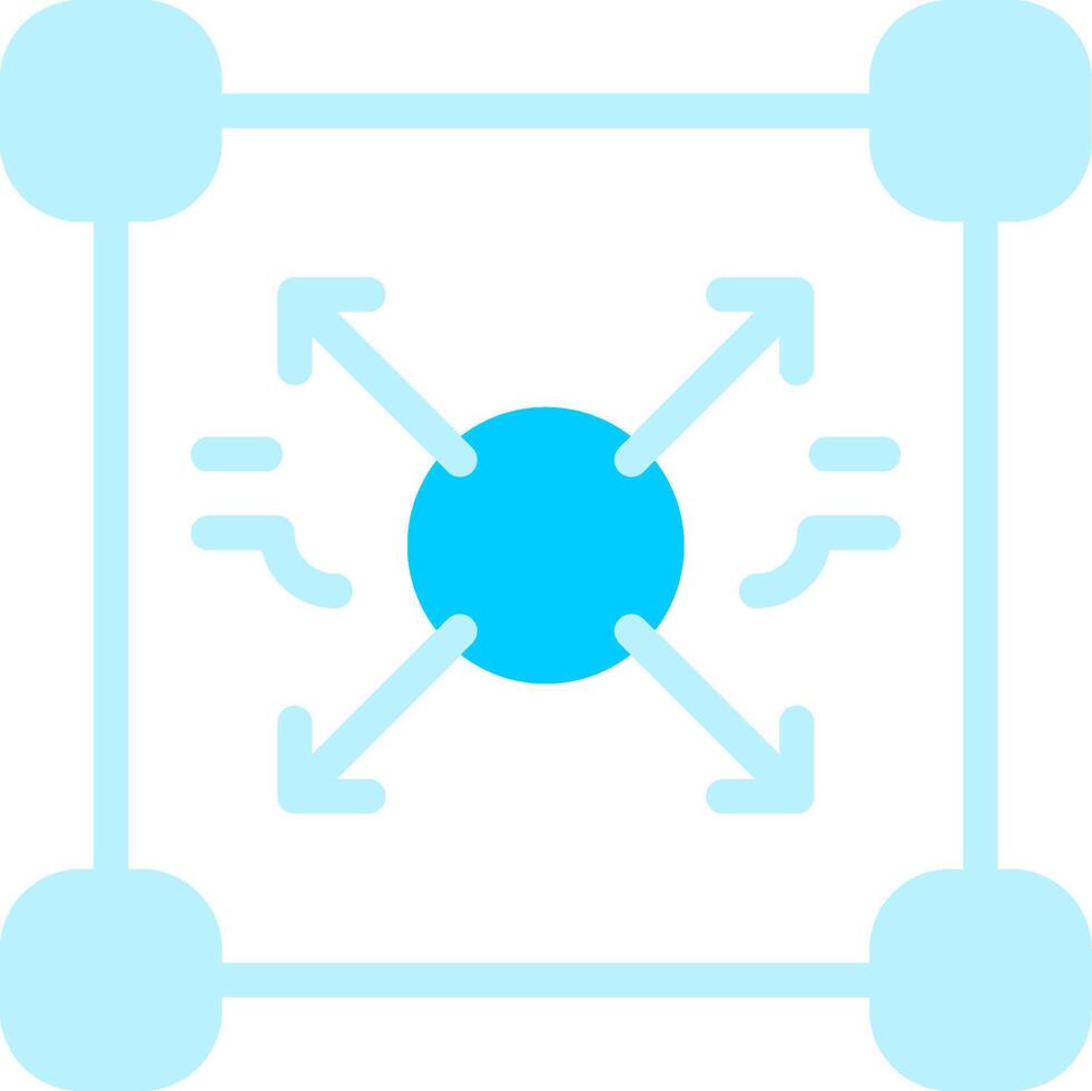 Line two Blue Colour vector