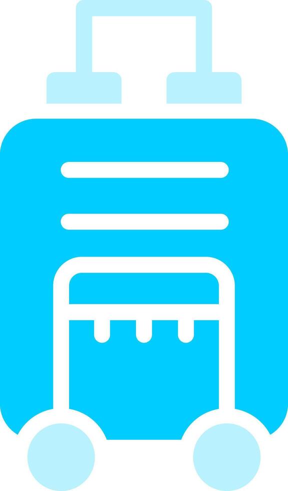 Travel Bag Creative Icon Design vector