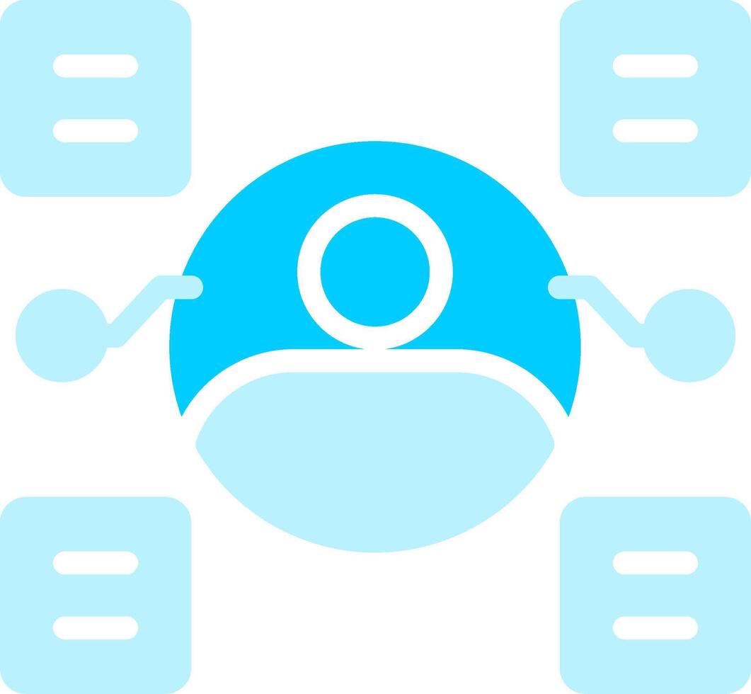 User Predictions Creative Icon Design vector