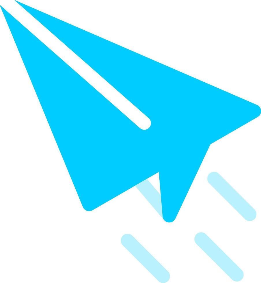 Paper Plane Creative Icon Design vector