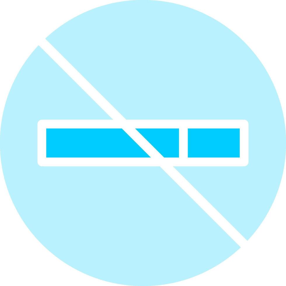 No Smoke Creative Icon Design vector
