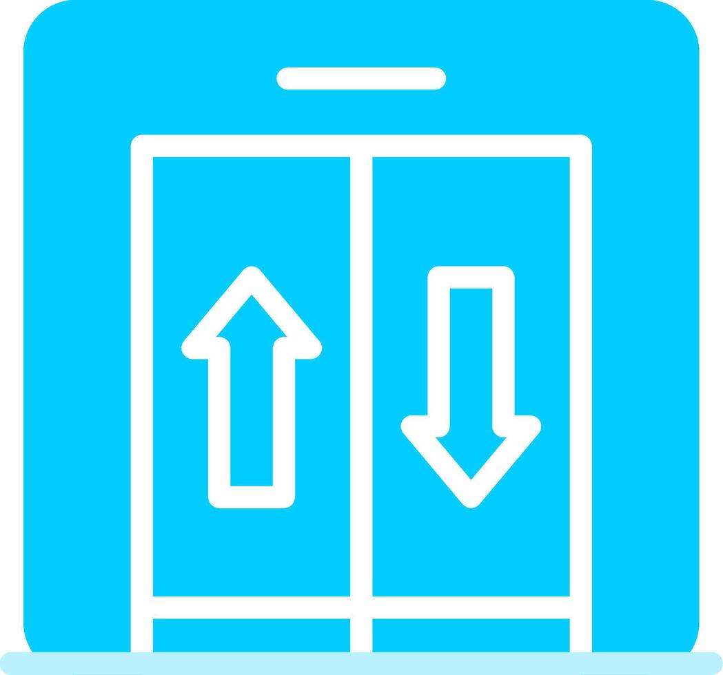 Line two Blue Colour vector
