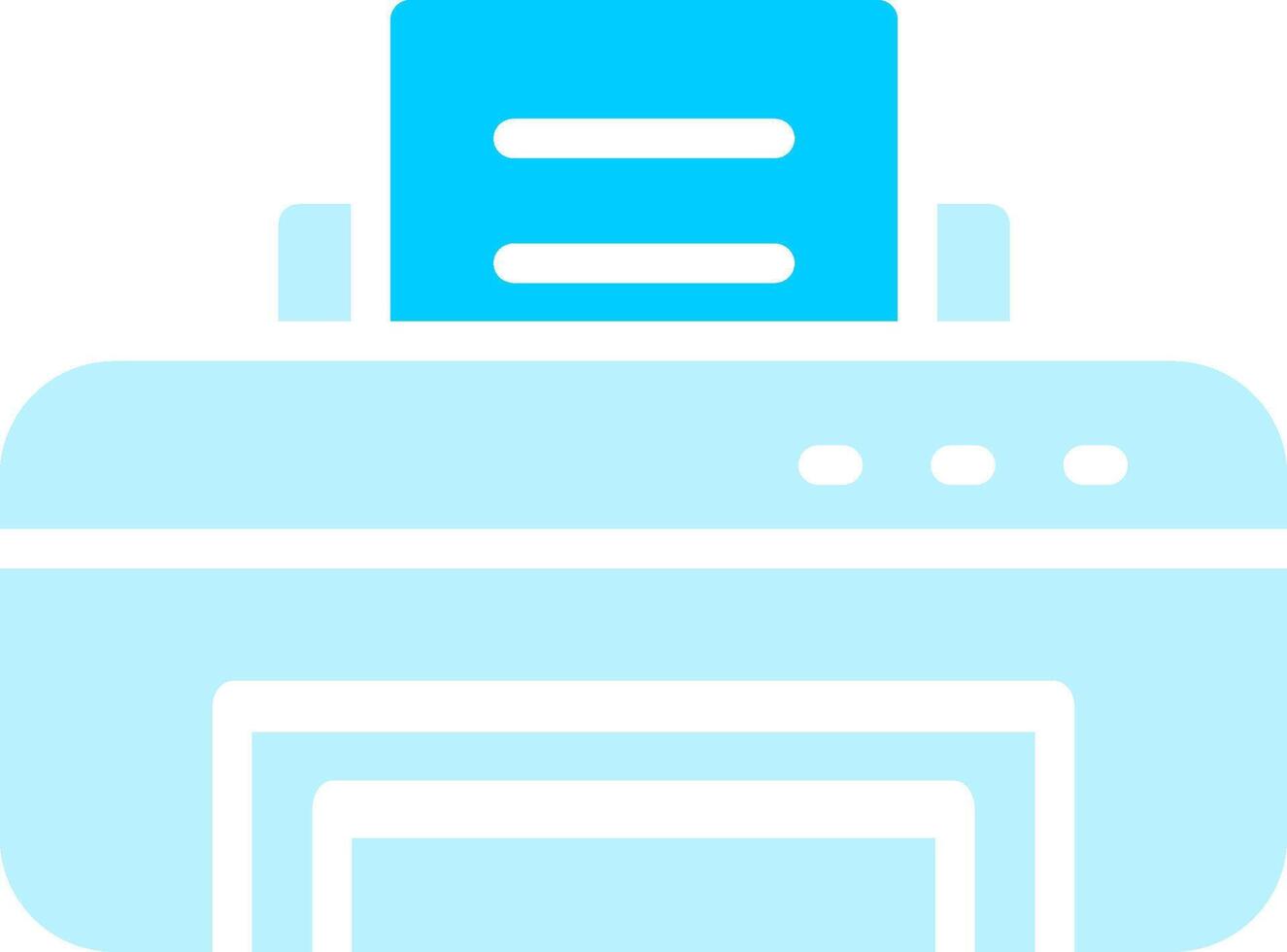 Printer Creative Icon Design vector