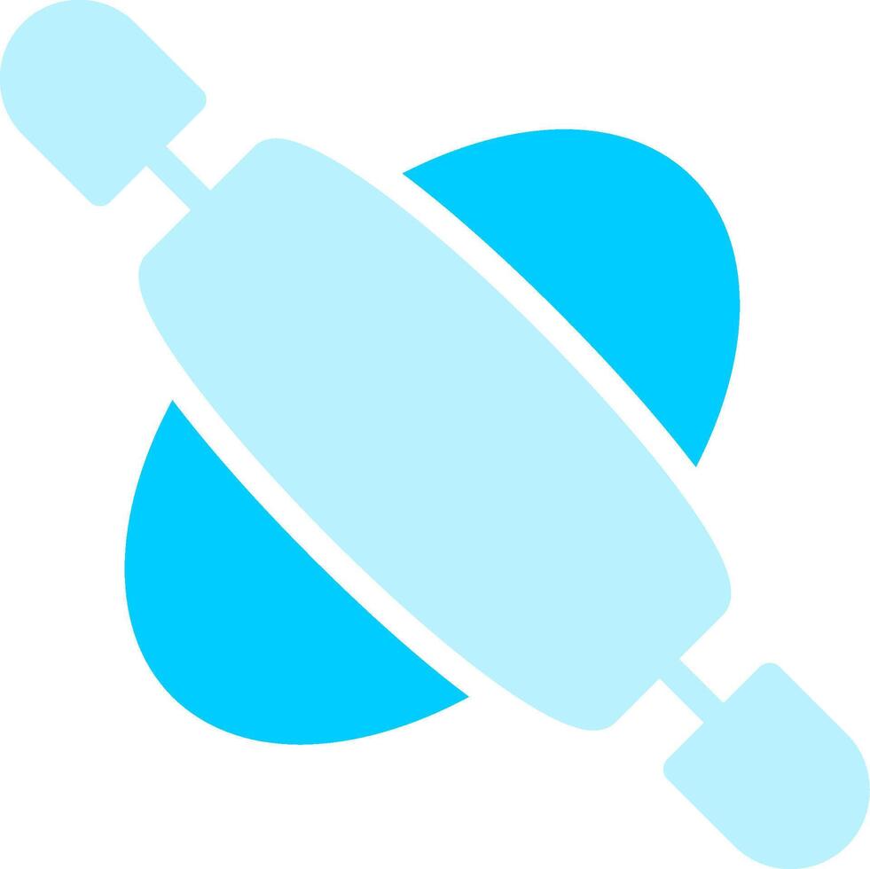 Rolling Pin Creative Icon Design vector