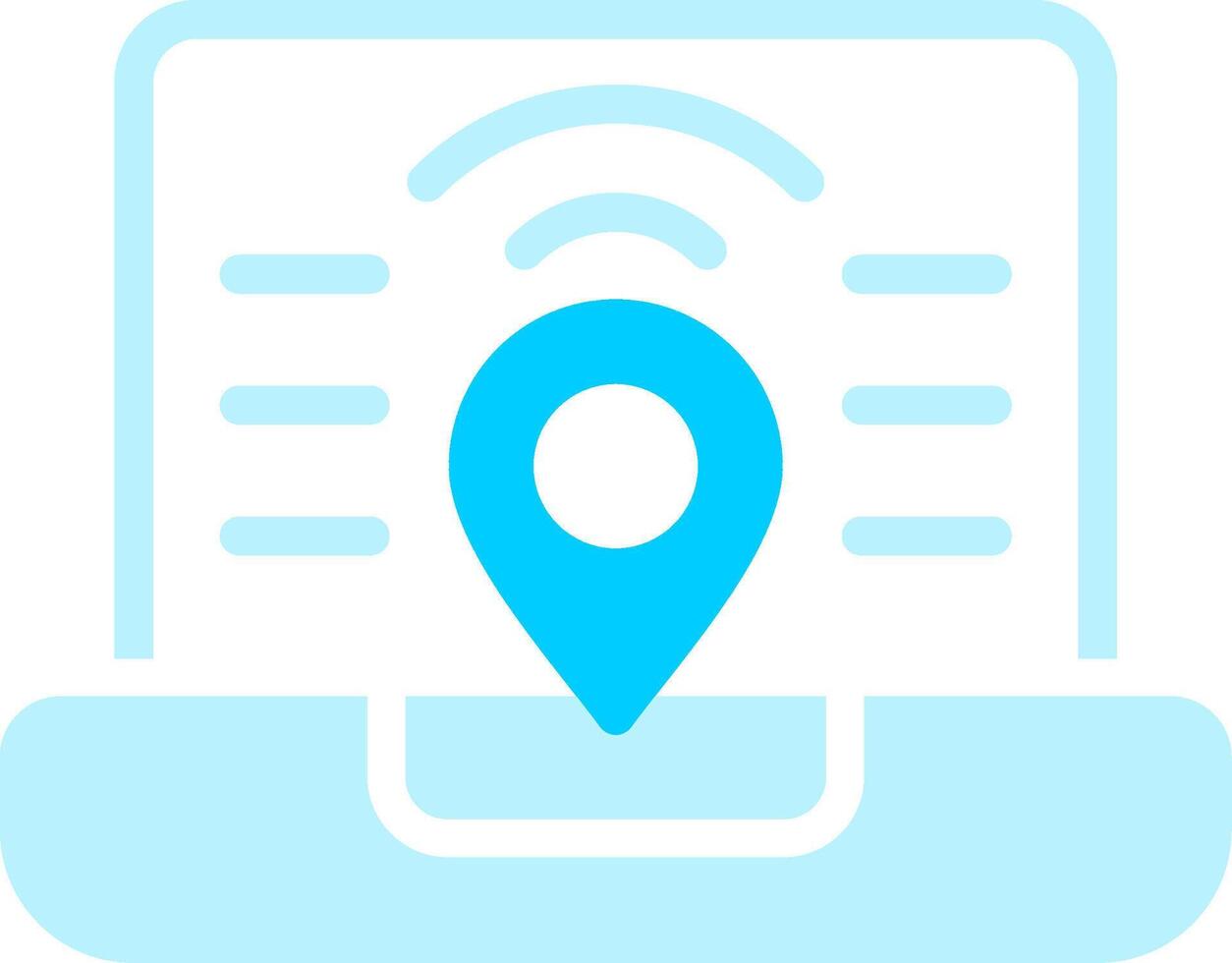 Line two Blue Colour vector