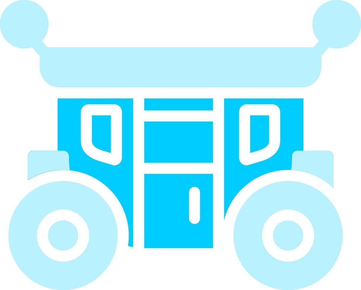 Line two Blue Colour vector