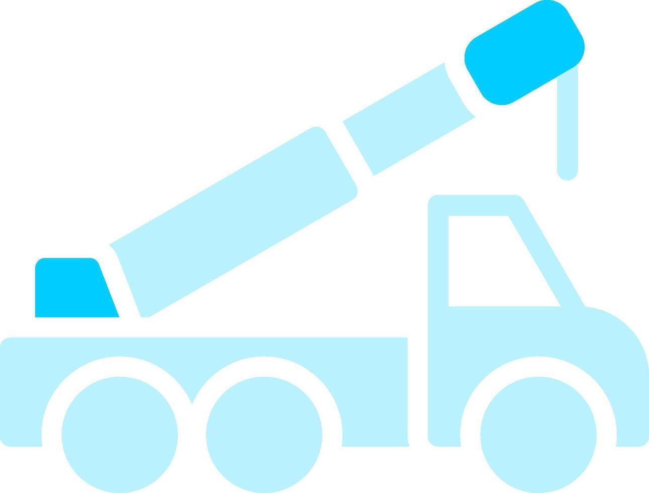 Crane Truck Creative Icon Design vector