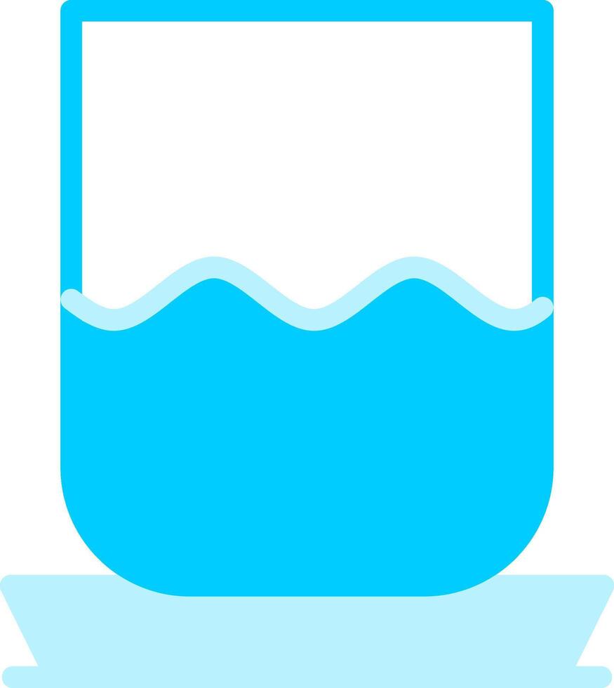 diseño de icono creativo de vaso de agua vector