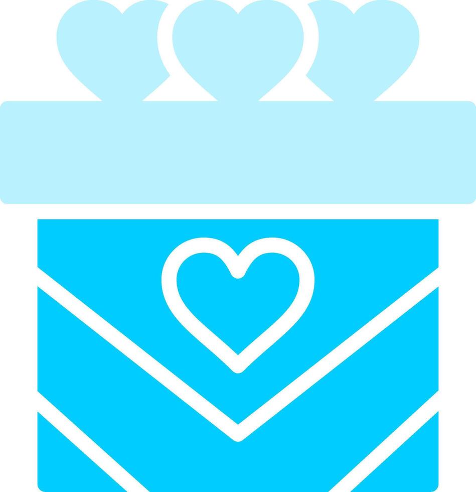 Wedding Gift Creative Icon Design vector
