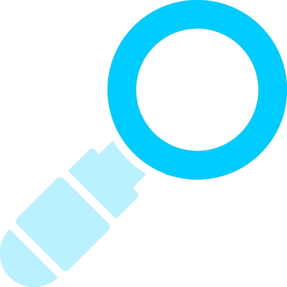 Magnifying Glass Creative Icon Design vector