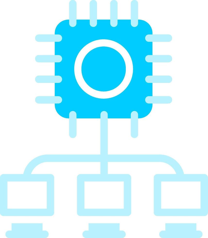 Intelligent Control Creative Icon Design vector