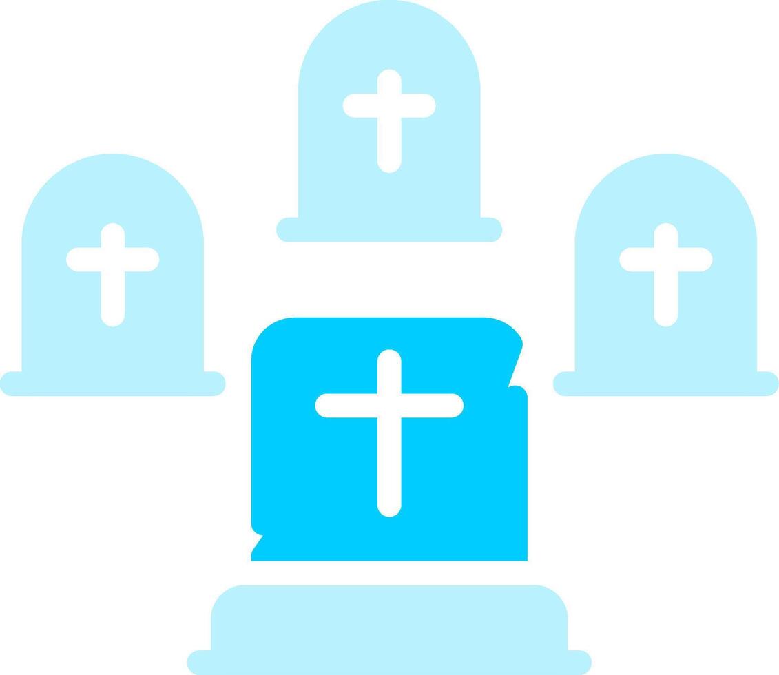 cementerio creativo icono diseño vector