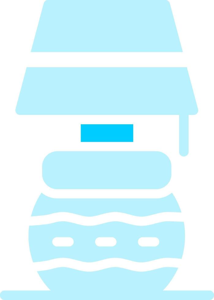 Desk Lamp Creative Icon Design vector