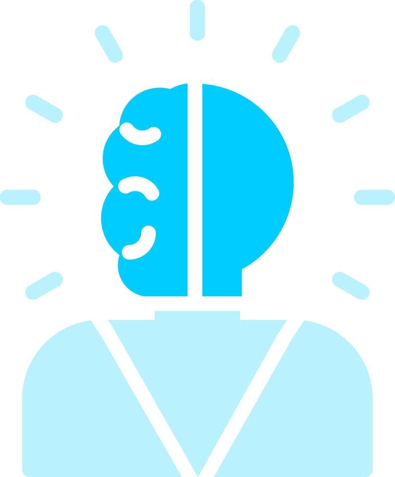 Line two Blue Colour vector