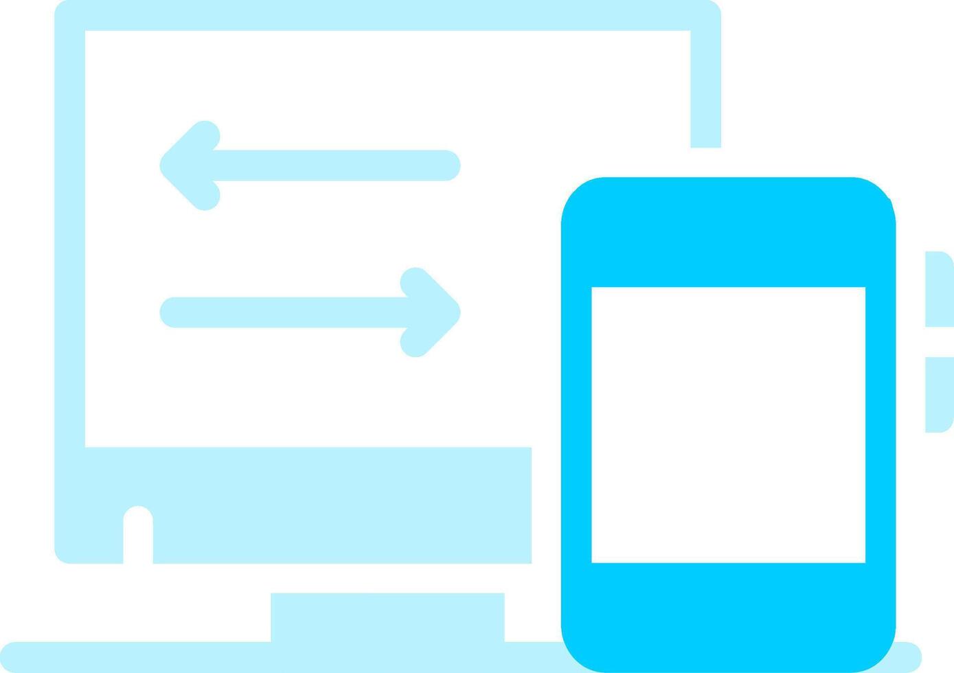 Line two Blue Colour vector