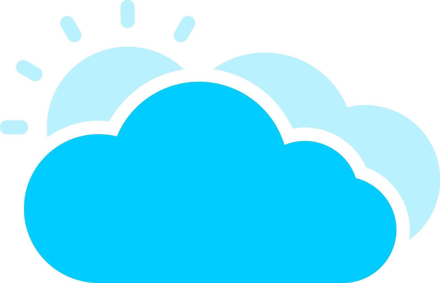 diseño de icono creativo de nube vector