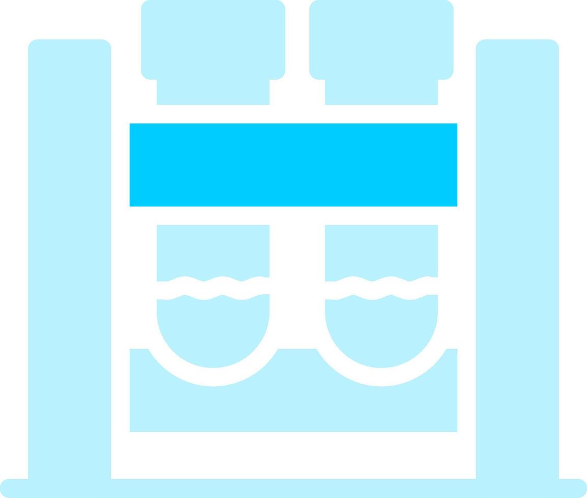 Test Tube Creative Icon Design vector