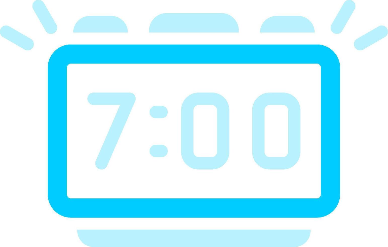 diseño de icono creativo de alarma vector