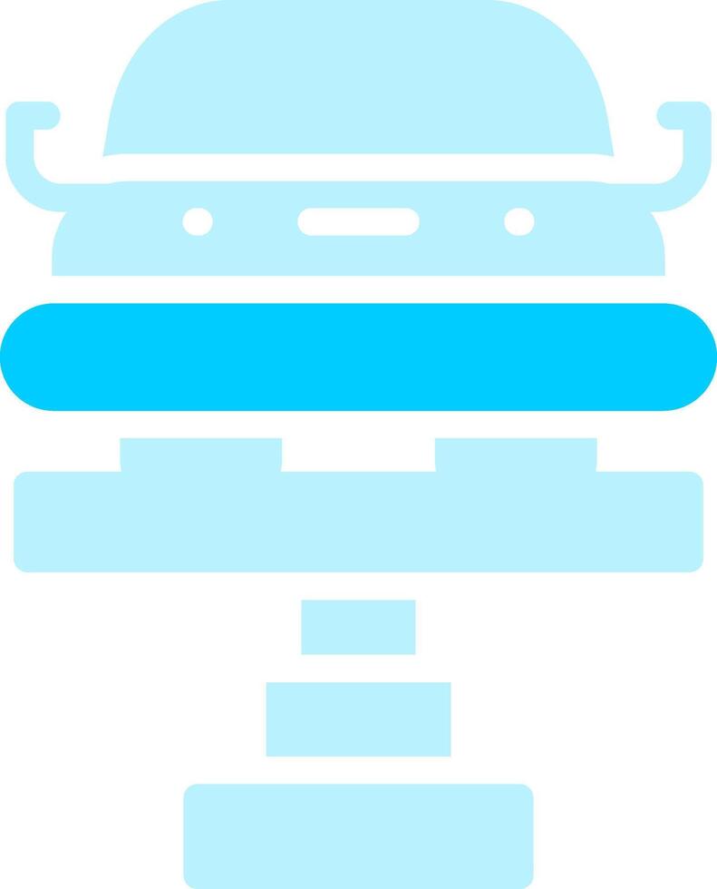 Car Lifter Creative Icon Design vector