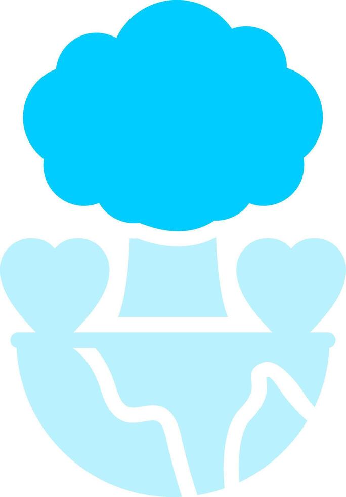Save Planet Creative Icon Design vector