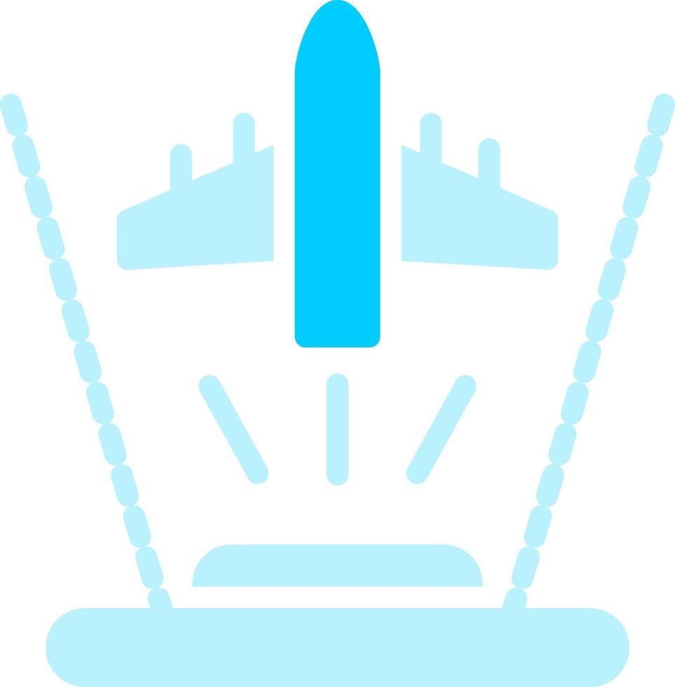 Ar Flight Training Creative Icon Design vector