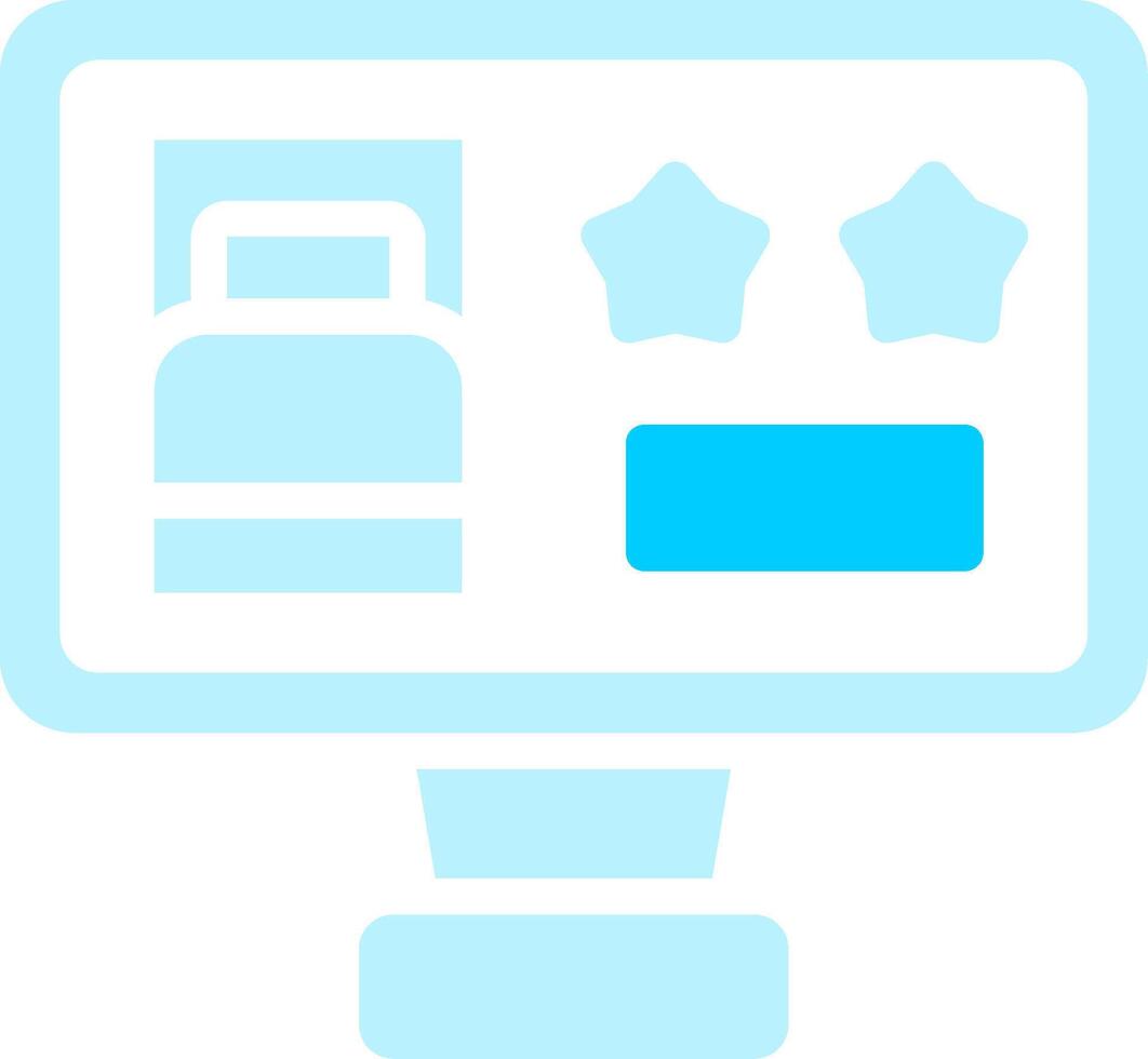 Online Booking Creative Icon Design vector