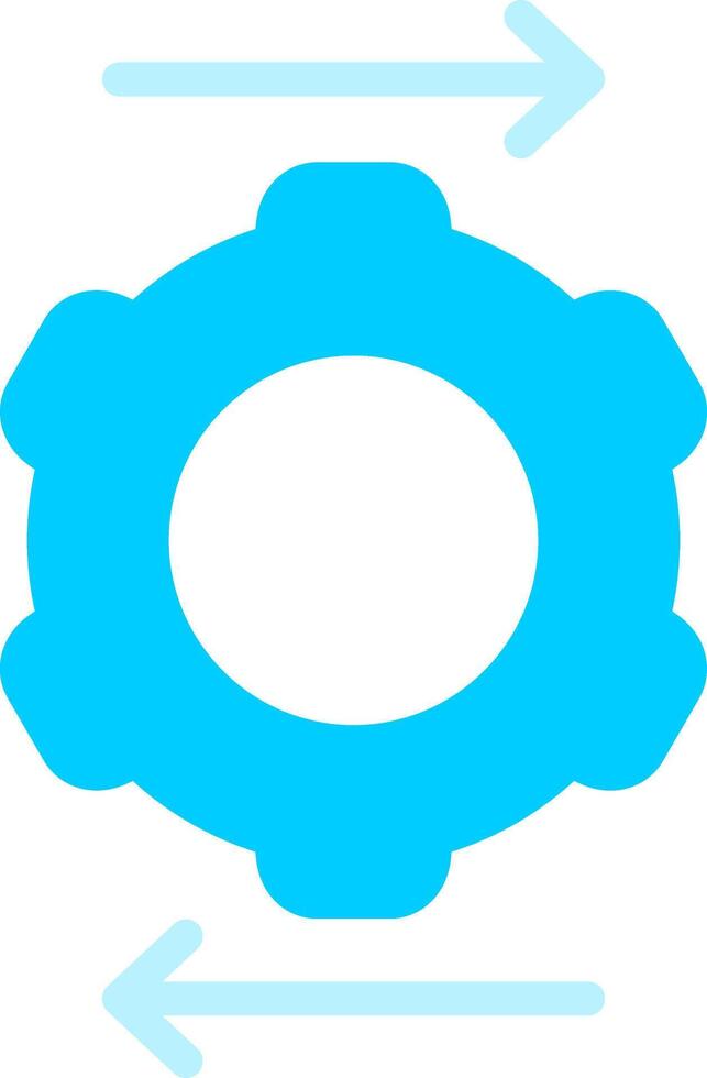Machine to Machine Creative Icon Design vector