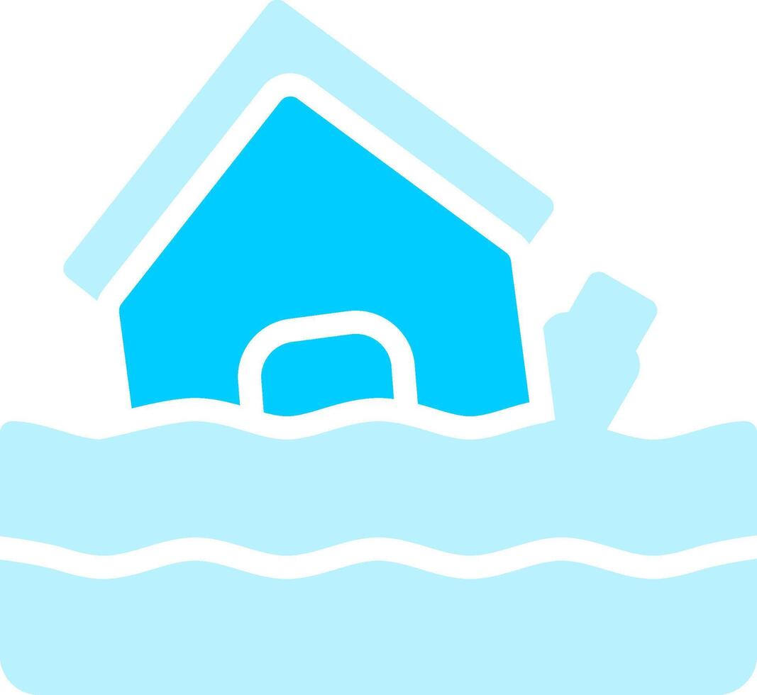 Line two Blue Colour vector