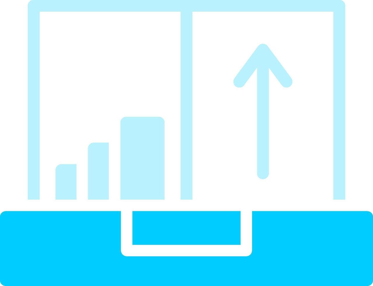 Line two Blue Colour vector