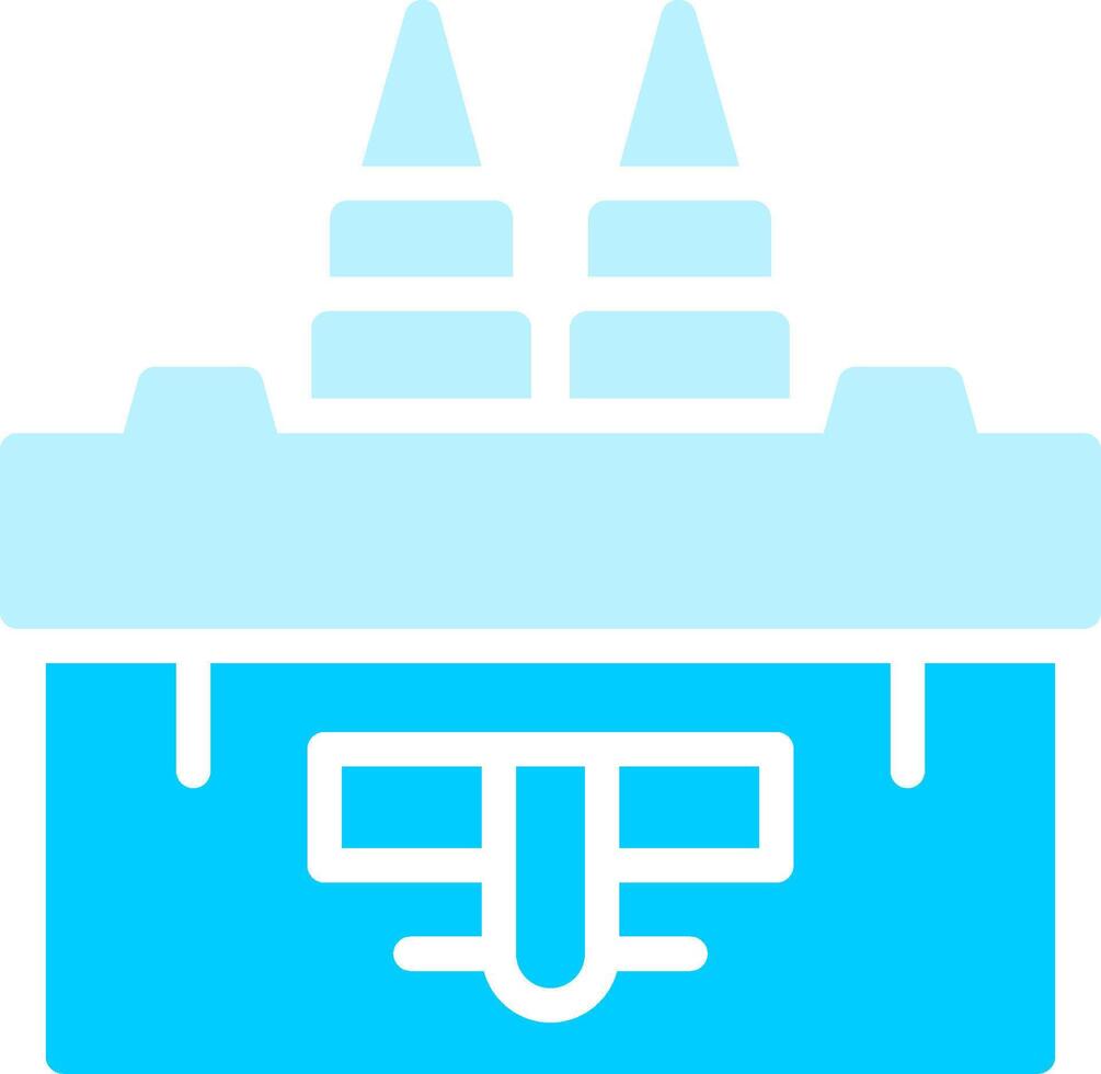 Line two Blue Colour vector