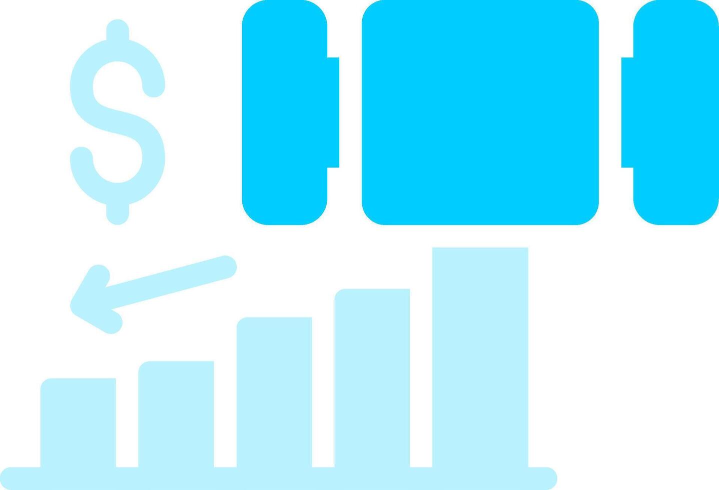 Bankruptcy Creative Icon Design vector
