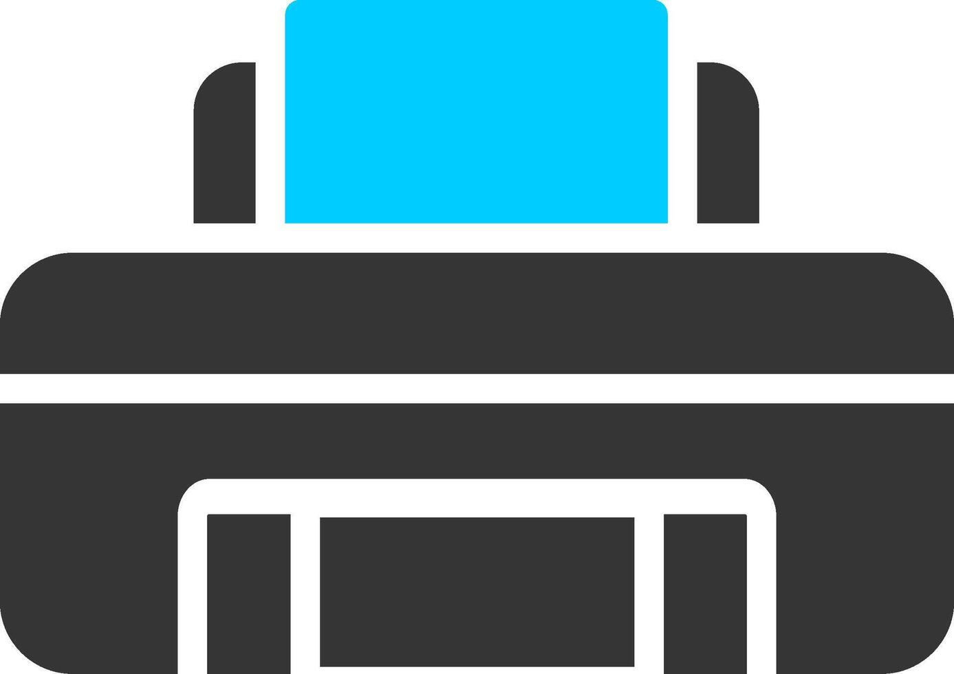 Line two Blue Colour vector