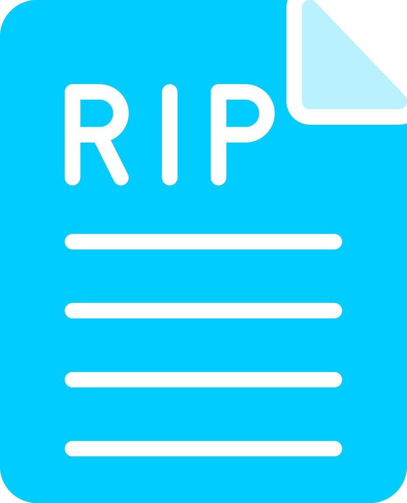 Death Certificate Creative Icon Design vector