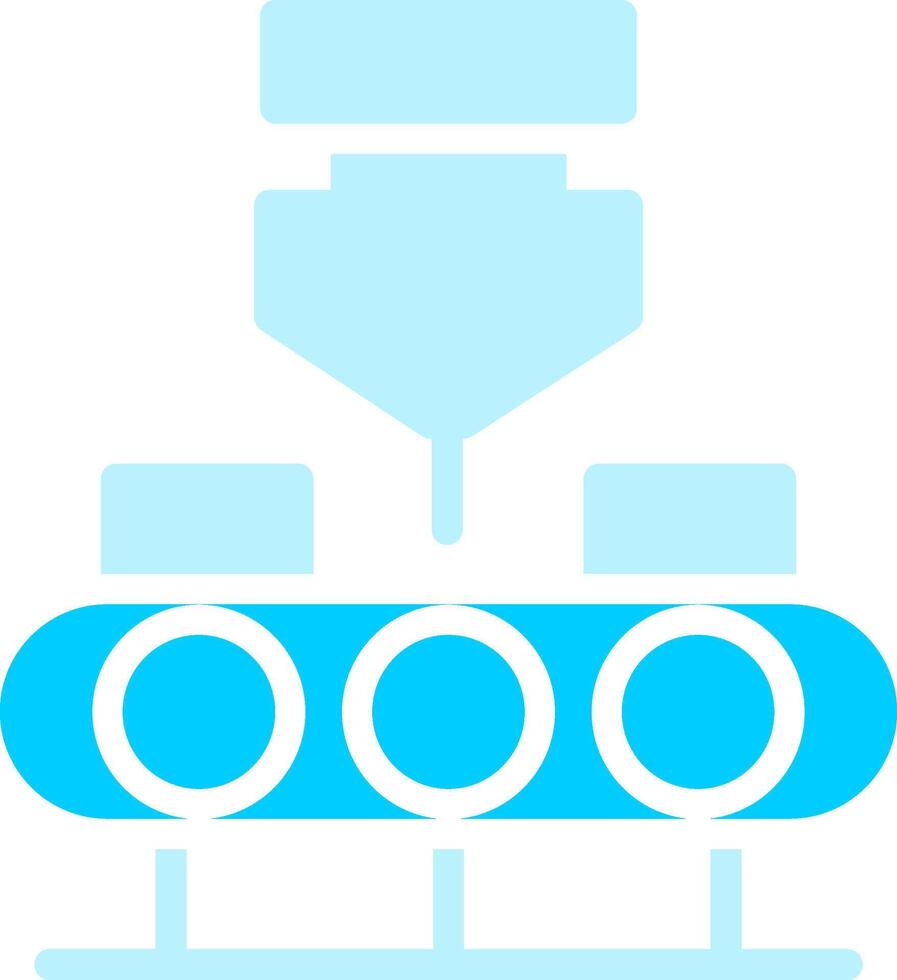 Line two Blue Colour vector