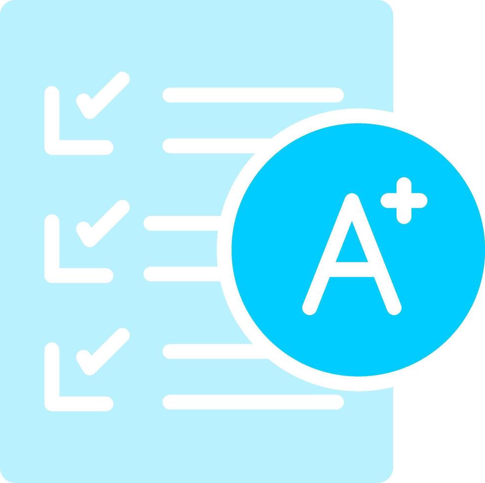 Grades Creative Icon Design vector