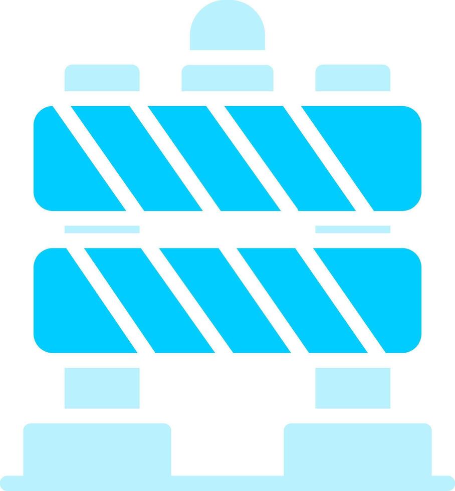 Line two Blue Colour vector