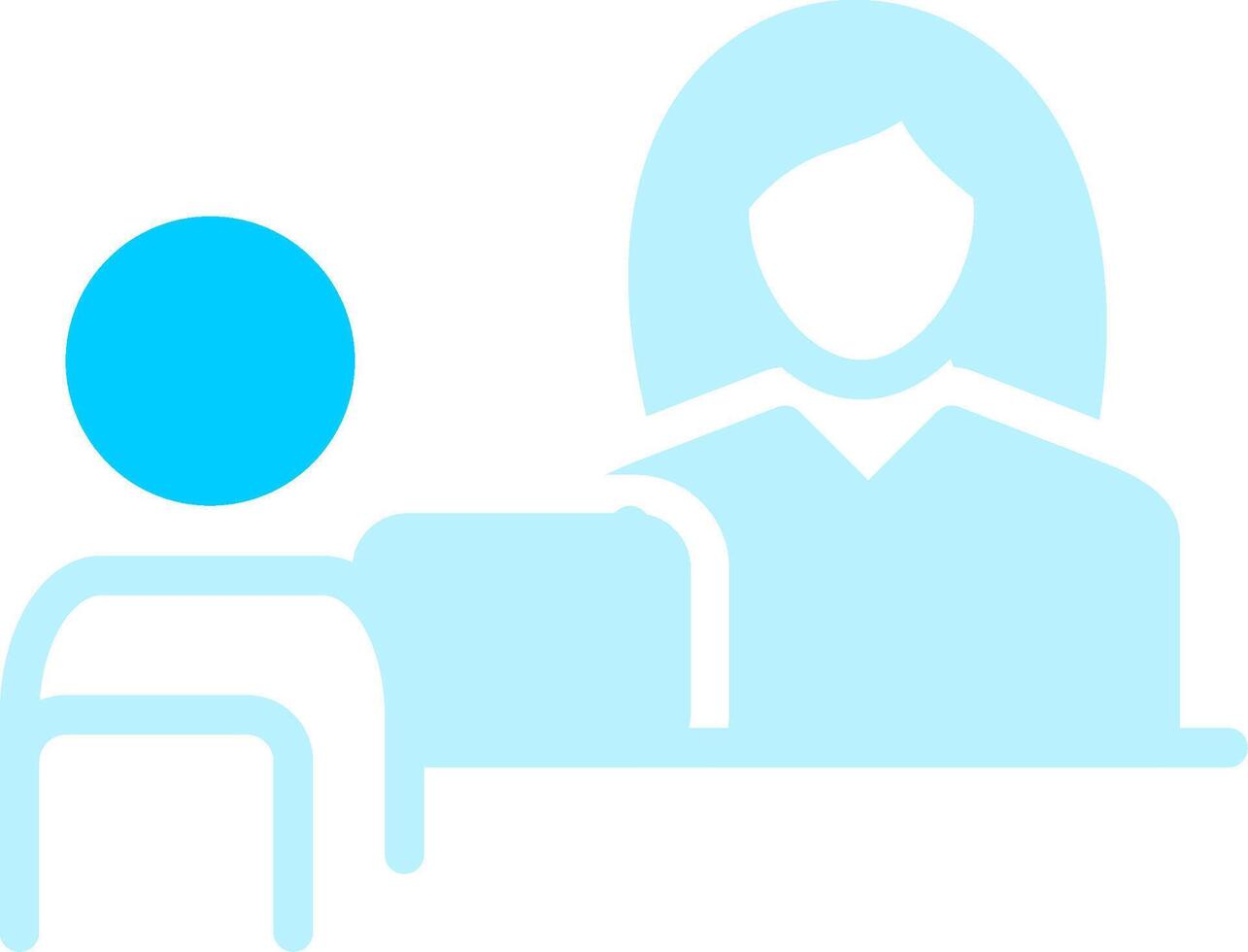 Line two Blue Colour vector